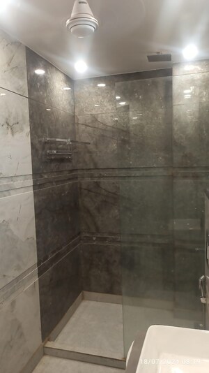 Bathroom in 3 BHK Builder Floor at Paschim Vihar – for Rent