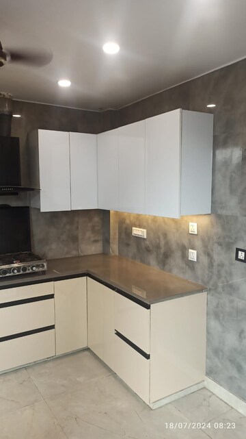 Kitchen in 3 BHK Builder Floor at Paschim Vihar – for Rent