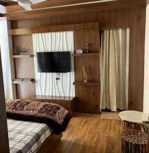 Living Room in 3 BHK Apartment at La Prisma, Dhakoli – for Rent