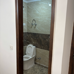 Bathroom in 1 BHK Builder Floor at Ignou Road – for Rent