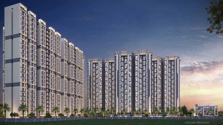 Exterior View, la-mer-one 1 Bedroom 491 Sq.Ft. Apartment In Palaspa Navi Mumbai 9281545
