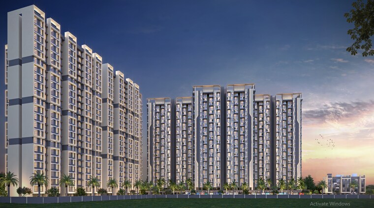 Exterior View, la-mer-one 1 Bedroom 491 Sq.Ft. Apartment In Palaspa Navi Mumbai 9281545