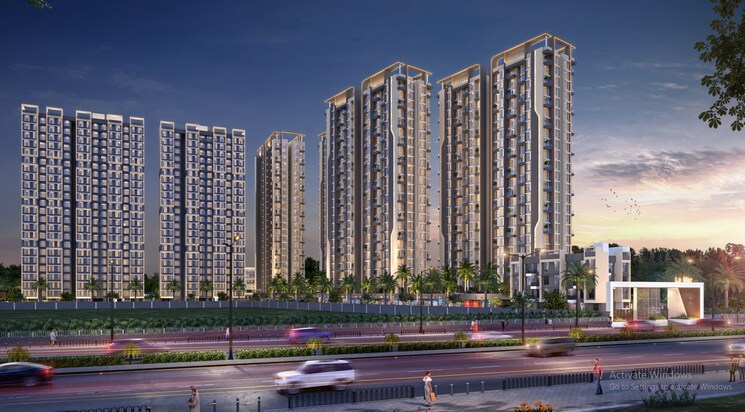 Exterior View, la-mer-one 1 Bedroom 491 Sq.Ft. Apartment In Palaspa Navi Mumbai 9281545
