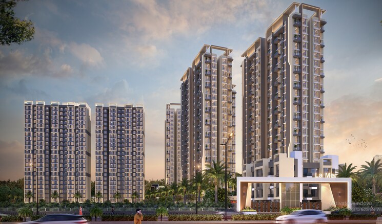 Exterior View, la-mer-one 1 Bedroom 491 Sq.Ft. Apartment In Palaspa Navi Mumbai 9281545