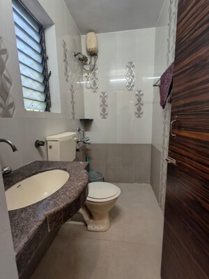 Bathroom in 2 BHK Apartment at Pleasant CHS Malad, Malad West – for Rent