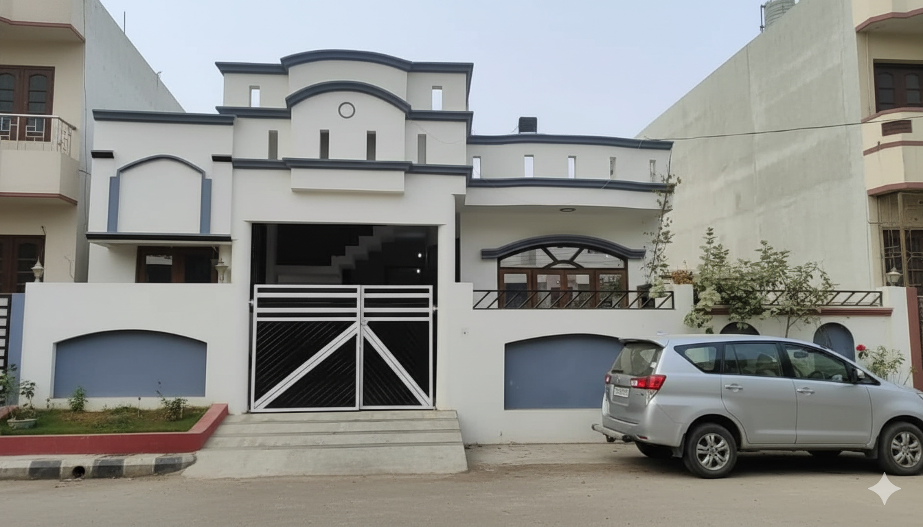 2 BHK + Pooja Room Independent House For Rent in Gomti Nagar