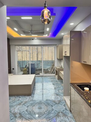 Living Room in 1 RK Apartment at Gaur City Center, Sector 4 Greater Noida – for Rent