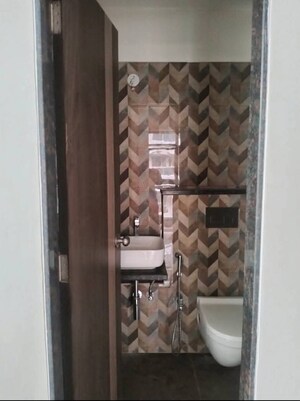 Bathroom in 1 BHK Apartment at BP DPS Park View, Goregaon West – for Rent