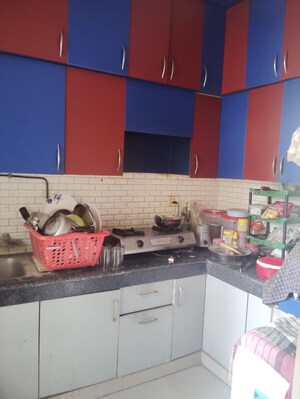 Kitchen in 2 BHK Apartment at Omkar Royal Nest, Tech Zone 4 Greater Noida – for Rent