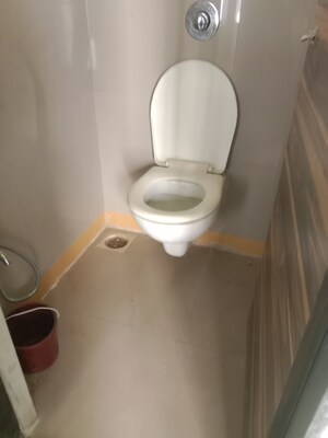 Bathroom in 1 BHK Apartment at Unicorn Global Arena, Naigaon East – for Rent