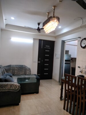 Living Room in 4 BHK Apartment at Omkar Royal Nest, Tech Zone 4 Greater Noida – for Rent