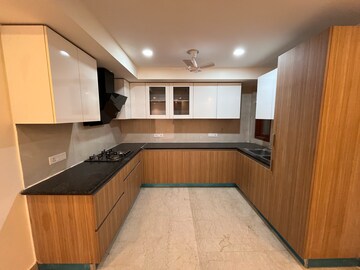 Kitchen in 3 BHK Builder Floor at Ansal Sushant Lok I, Sector 43 – for Rent