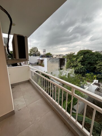 Balcony in 3 BHK Builder Floor at Ansal Sushant Lok I, Sector 43 – for Rent