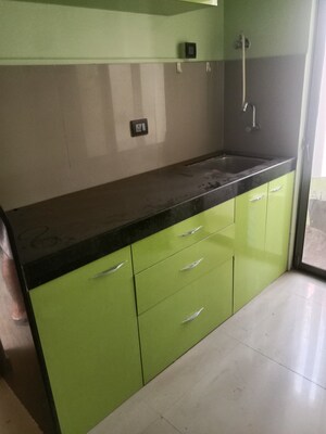 Kitchen in 1 BHK Apartment at Unicorn Global Arena, Naigaon East – for Rent