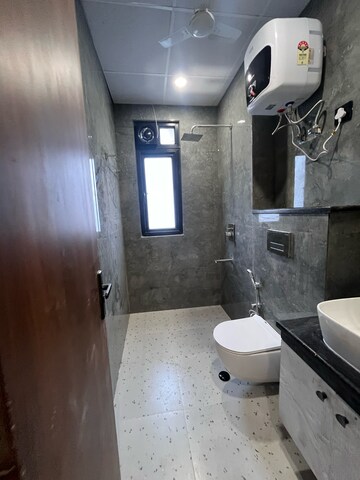 Bathroom in 3 BHK Builder Floor at Ansal Sushant Lok I, Sector 43 – for Rent