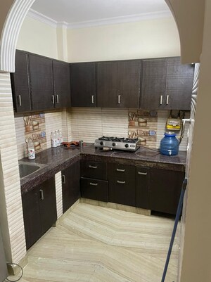 Kitchen in 1.5 BHK Builder Floor at Lajpat Nagar – for Rent