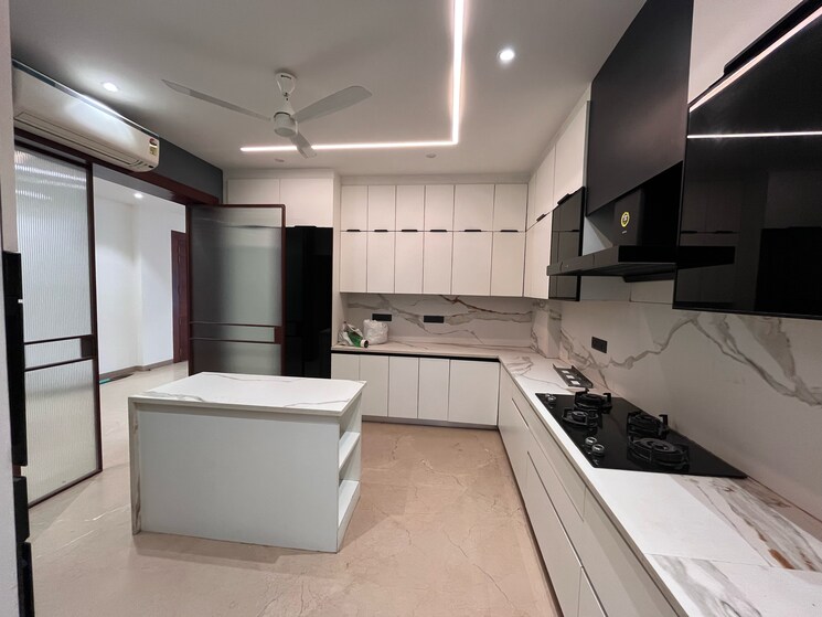Kitchen, ansal-sushant-lok-i 4 Bedroom 3200 Sq.Ft. Builder Floor In Sector 43 Gurgaon 9282089