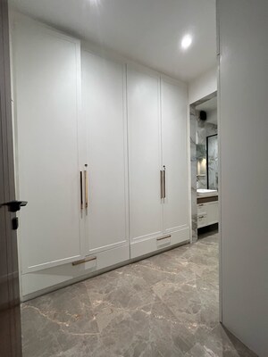 Bathroom in 4 BHK Builder Floor at Ansal Sushant Lok I, Sector 43 – for Rent