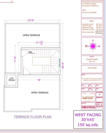 Floor Plan in 4 BHK Villa at Kongara Kalan – for Sale