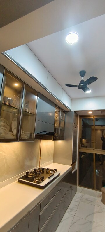 Kitchen in 2 BHK Apartment at Hiranandani Estate Canosa, Ghodbunder Road – for Rent