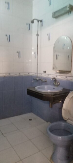 Bathroom in 3 BHK Builder Floor at Greater Kailash – for Rent