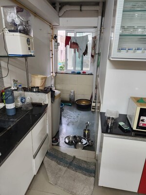 Kitchen in 3 BHK Apartment at Thaltej – for Rent