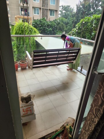 Balcony in 3 BHK Apartment at Thaltej – for Rent