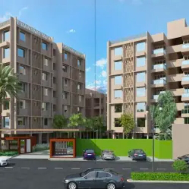 Exterior View, thaltej 3 Bedroom 2000 Sq.Ft. Apartment In Thaltej Ahmedabad 9282190