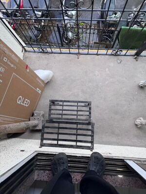 Balcony in 1 BHK Apartment at Lak The Residency, Andheri West – for Rent