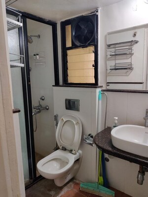 Bathroom in 2 BHK Apartment at Koregaon Park – for Rent