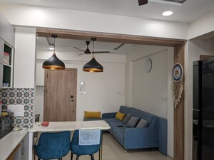 Living Room in 2 BHK Apartment at Makarba – for Rent