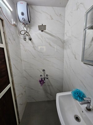 Bathroom in 1 BHK Apartment at KM Horizon Exotica, Haware City – for Rent