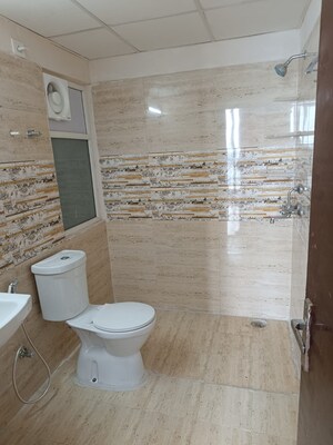 Bathroom in 3 BHK Apartment at Amrapali Kingswood, Sector 4 Greater Noida – for Rent
