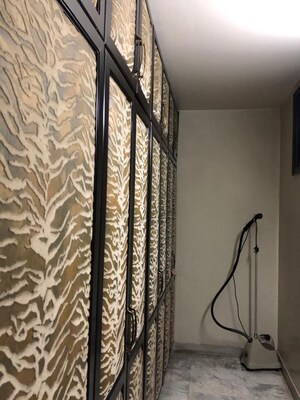 Staircase in 4 BHK Villa at Sainik Farm – for Sale