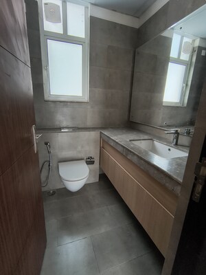 Bathroom in 3 BHK Apartment at Adani Samsara Vilasa, Sector 63 – for Rent