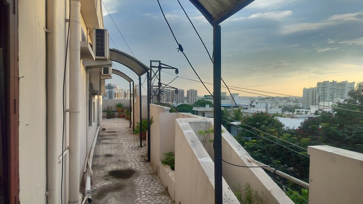 Balcony, film nagar 3 Bedroom 2000 Sq.Ft. Penthouse In Film Nagar Hyderabad 9282359