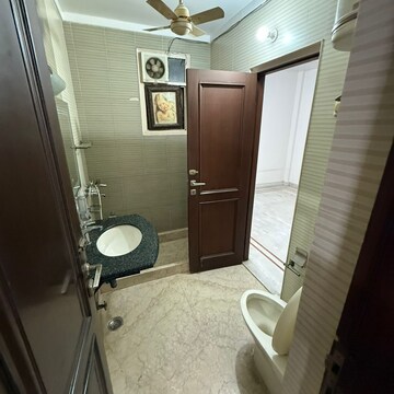 Bathroom in 4 BHK Builder Floor at Paschim Vihar – for Rent