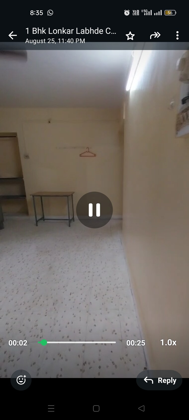 Room, karve nagar 1 Bedroom 600 Sq.Ft. Villa In Karve Nagar Pune 9282398