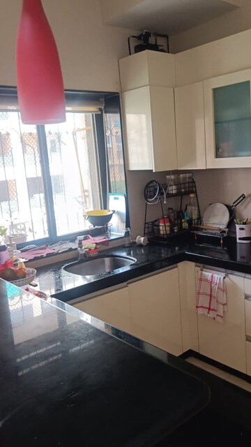 Kitchen in 1 BHK Apartment at K Raheja Palm Court, Malad West – for Rent