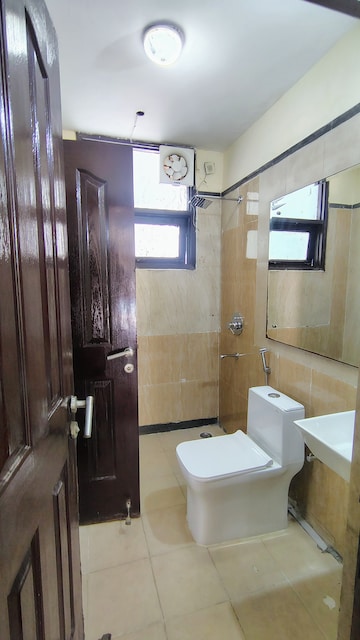 Bathroom in 3 BHK Builder Floor at Hong Kong Bazaar, Sector 57 – for Rent