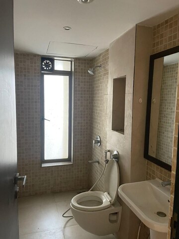 Bathroom in 1 BHK Apartment at Velocity Hill Spring Phase II, Ghodbunder Road – for Rent