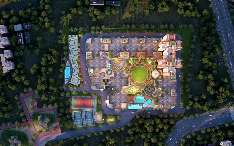 Master Plan, oyster-saket-city 3.5 Bedroom 949 Sq.Ft. Apartment In Kalyan East Thane 9282470