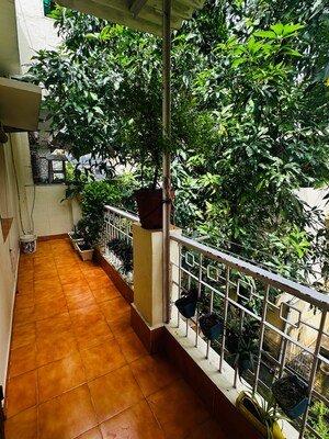 Balcony in 2 BHK Apartment at Paschim Vihar – for Rent