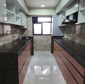 Kitchen in 2 BHK Apartment at Lotus Sky Garden, Malad West – for Rent