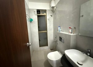 Bathroom in 2 BHK Apartment at Raymond Ten X Vibes, J K Gram – for Rent