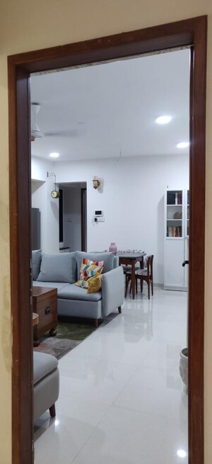 Living Room in 2 BHK Apartment at Supreme Estia Phase 1, Baner – for Rent