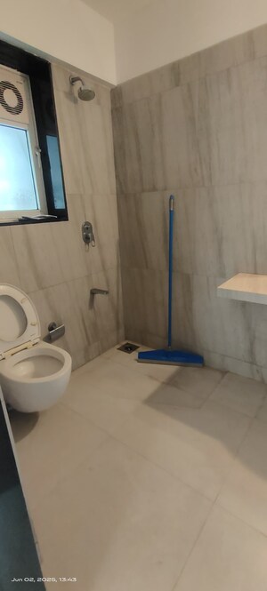 Bathroom in 2.5 BHK Apartment at S Raheja Hari Bhavan, Khar West – for Rent