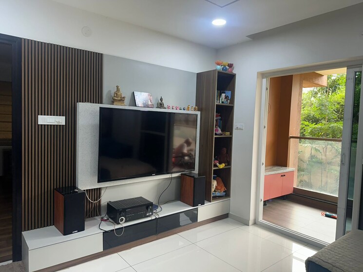 Living Room, rajapushpa-eterna 3 Bedroom 2360 Sq.Ft. Apartment In Nanakramguda Hyderabad 9282602