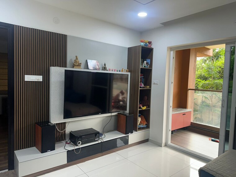 Living Room, rajapushpa-eterna 3 Bedroom 2360 Sq.Ft. Apartment In Nanakramguda Hyderabad 9282602