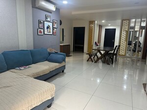 Living Room in 3 BHK Apartment at Rajapushpa Eterna, Nanakramguda – for Rent